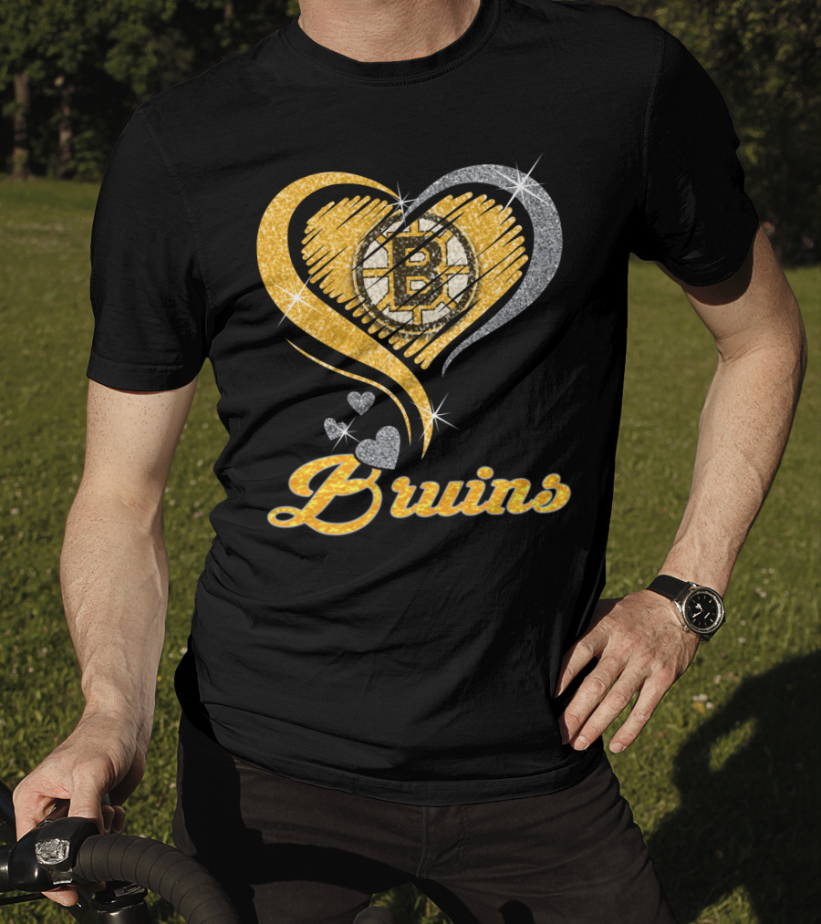 Boston Bruins Heart T-Shirt
