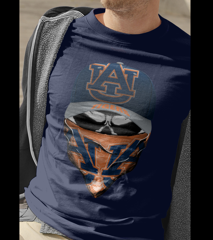 Auburn Tigers Au Logo Hat And Bandana Combo T-Shirt