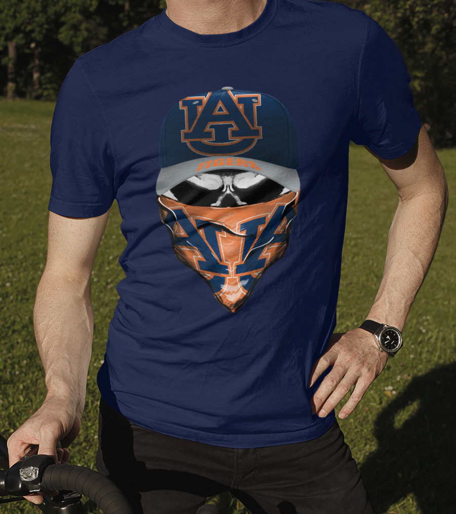 Auburn Tigers Au Logo Hat And Bandana Combo T-Shirt