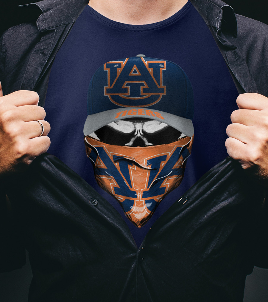 Auburn Tigers Au Logo Hat And Bandana Combo T-Shirt