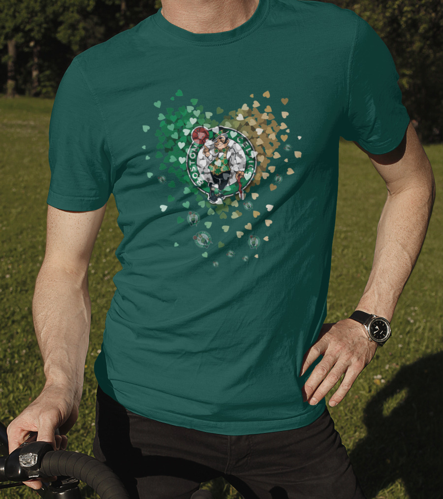 Boston Celtics Heart Logo Burst T-Shirt
