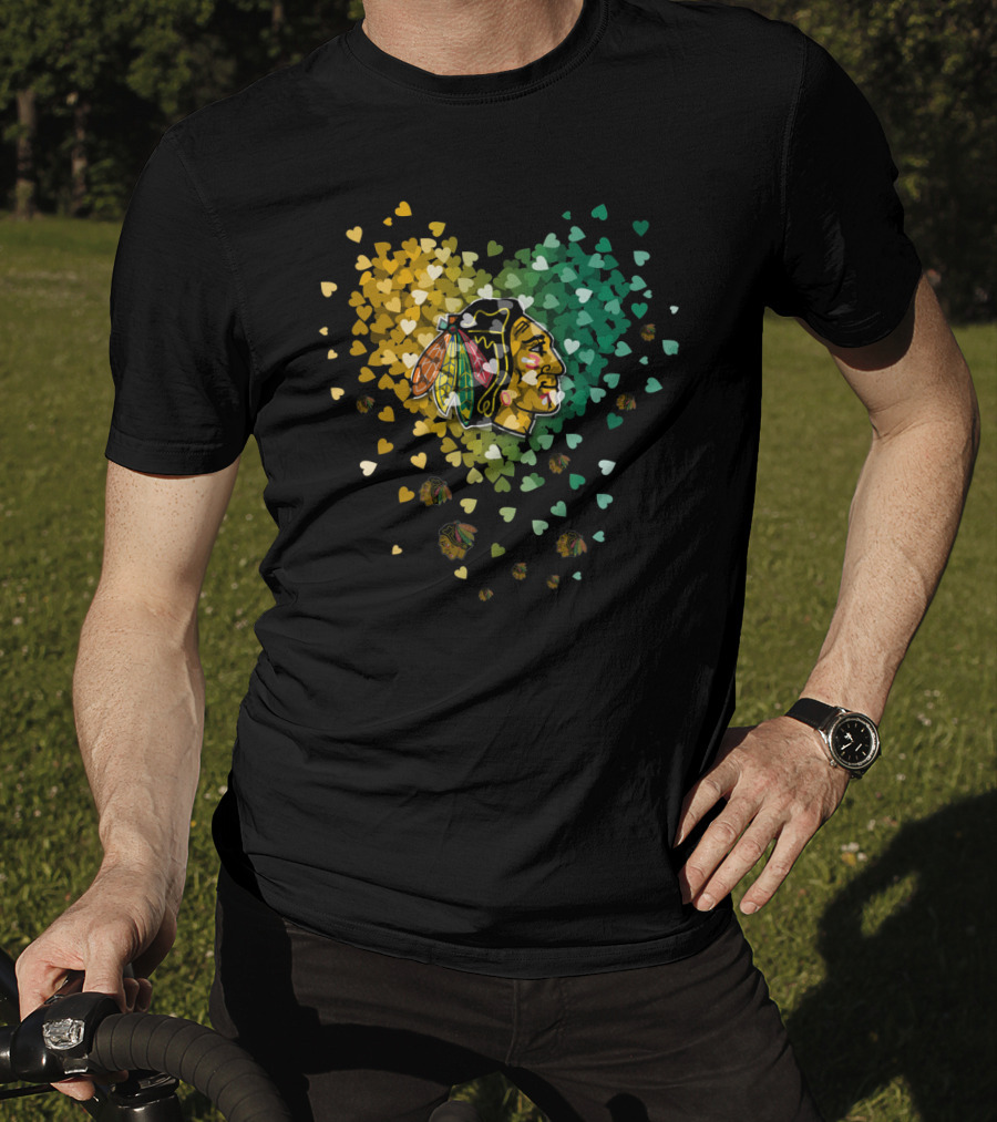 Chicago Blackhawks Hearts T-Shirt