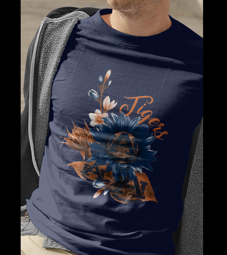 Auburn Tigers Floral T-Shirt