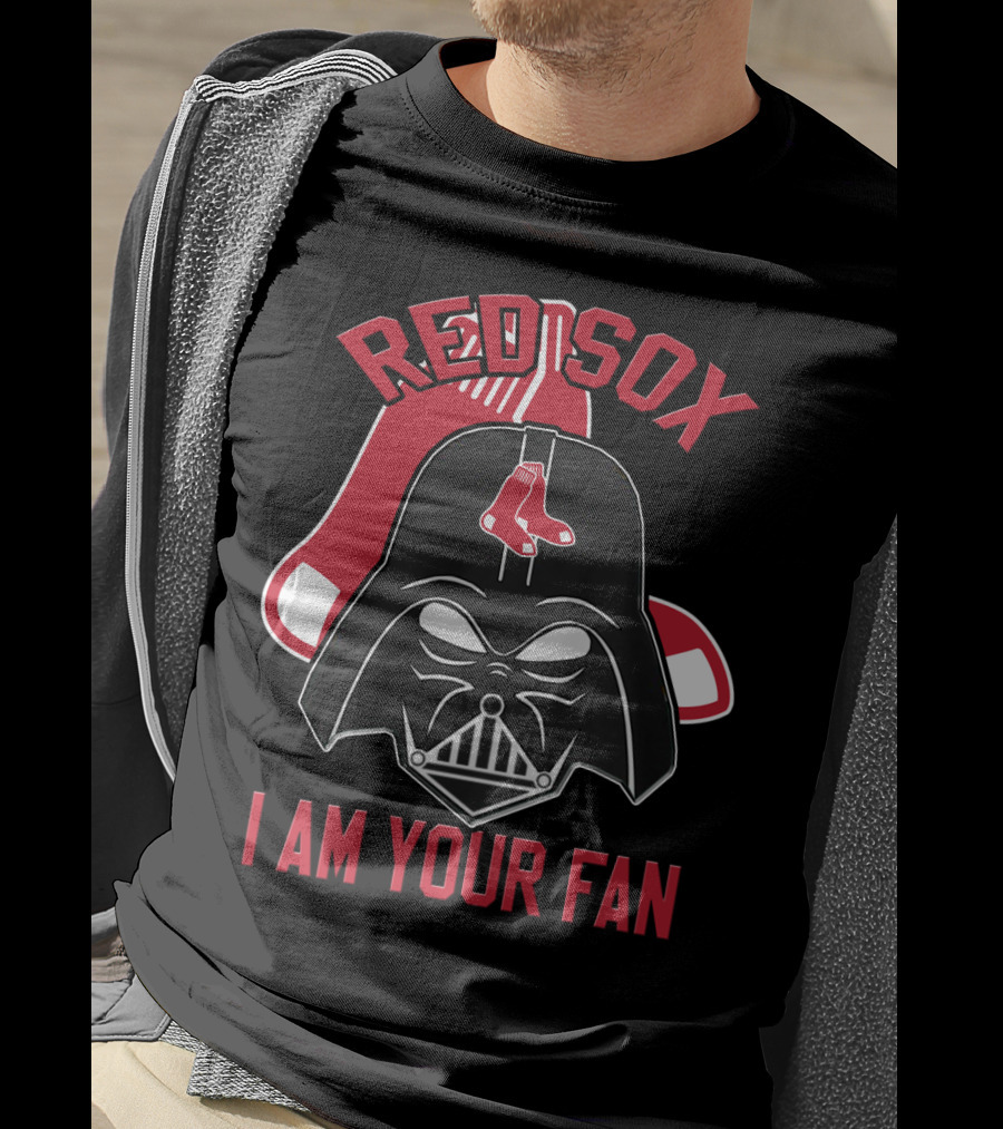 Red Sox I Am Your Fan Darth Vader Baseball Tribute T-Shirt