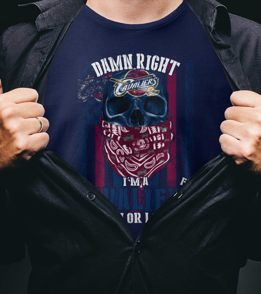 Damn Right I'm A Cleveland Cavaliers Fan Win Or Lose T-Shirt