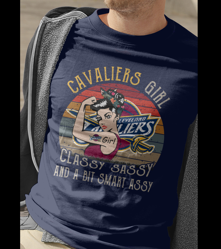 Cavaliers Cleveland Girl Classy Sassy And A Bit Smart Assy T-Shirt