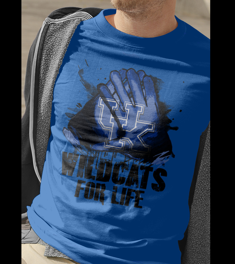 Kentucky Wildcats For Life Uk T-Shirt