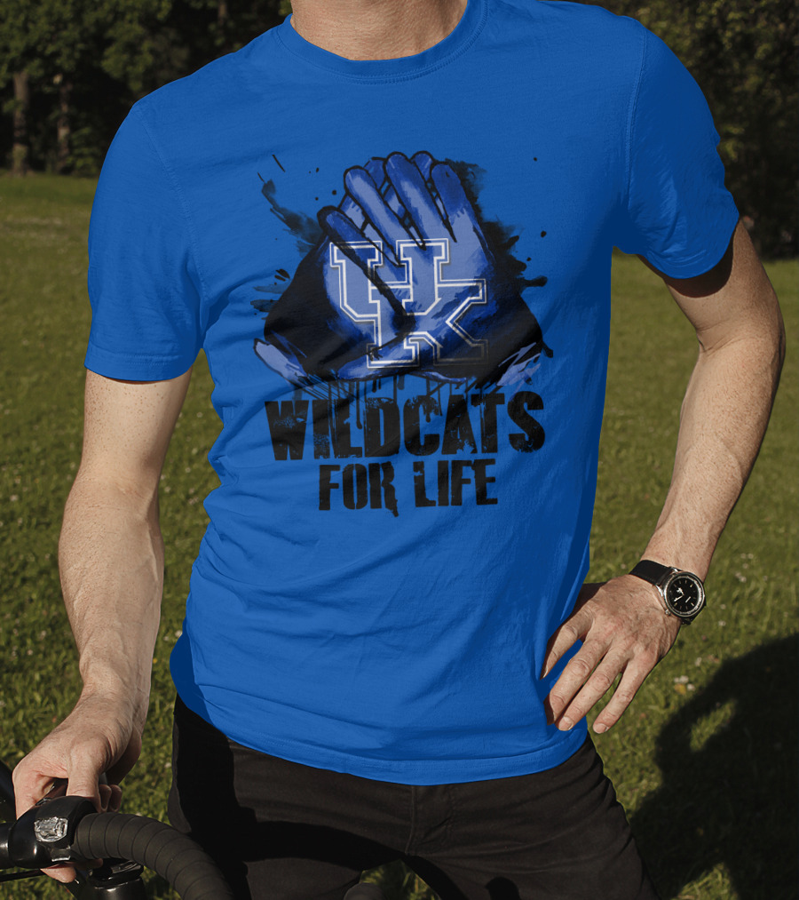 Kentucky Wildcats For Life Uk T-Shirt