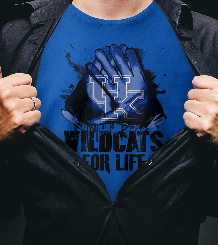 Kentucky Wildcats For Life Uk T-Shirt