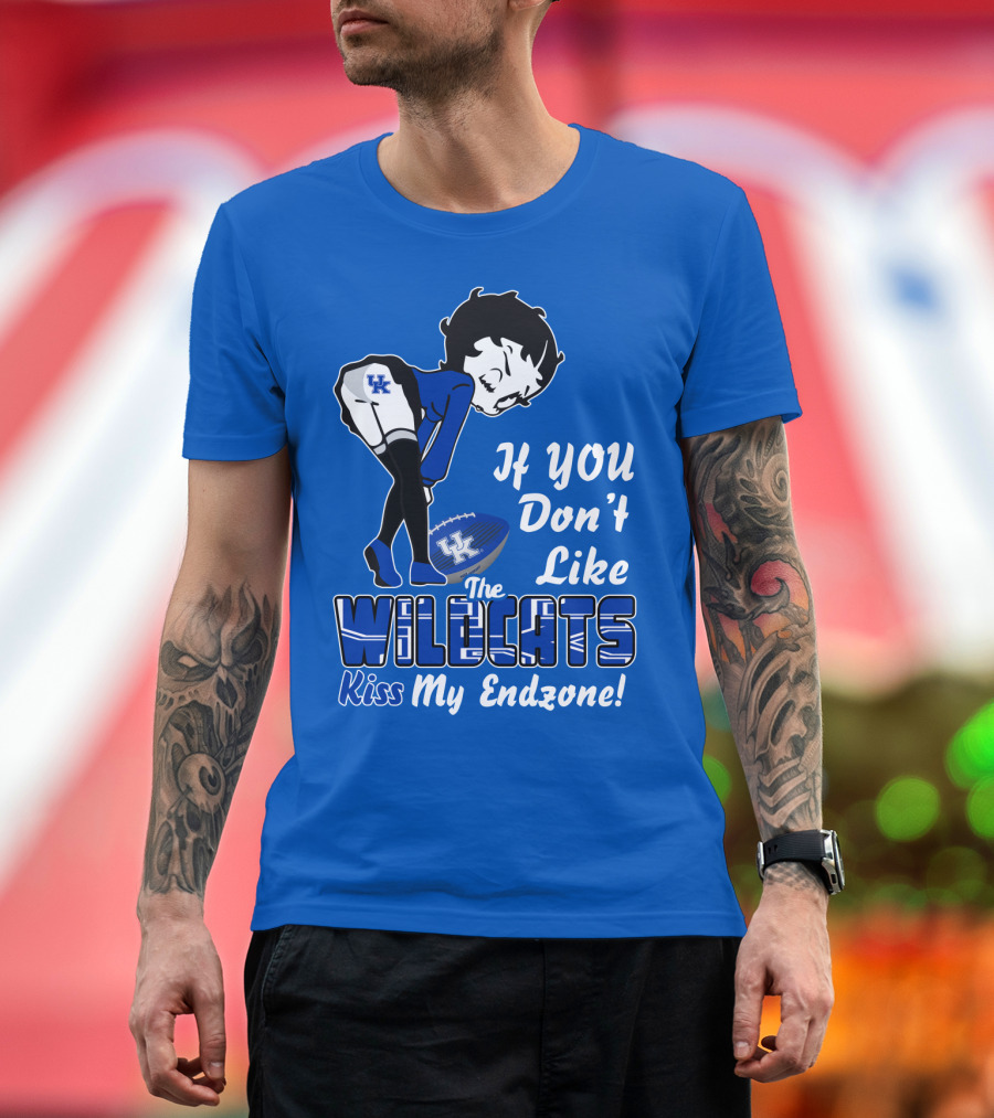 If You Don't Like The Wildcats Kiss My Endzone T-Shirt