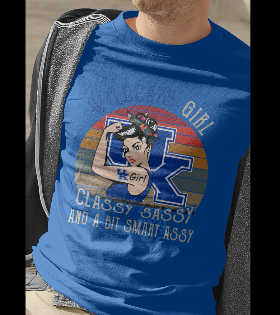 Wildcats Girl Classy Sassy And A Bit Smart Assy Uk Girl T-Shirt