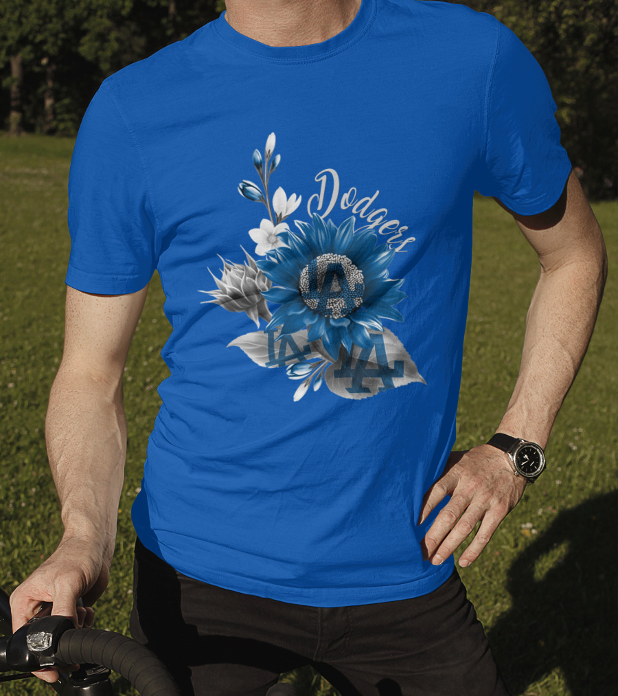 Los Angeles Dodgers Floral T-Shirt