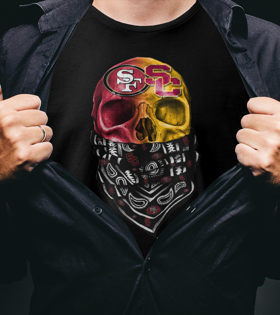 Sf Sc Skull Bandana T-Shirt