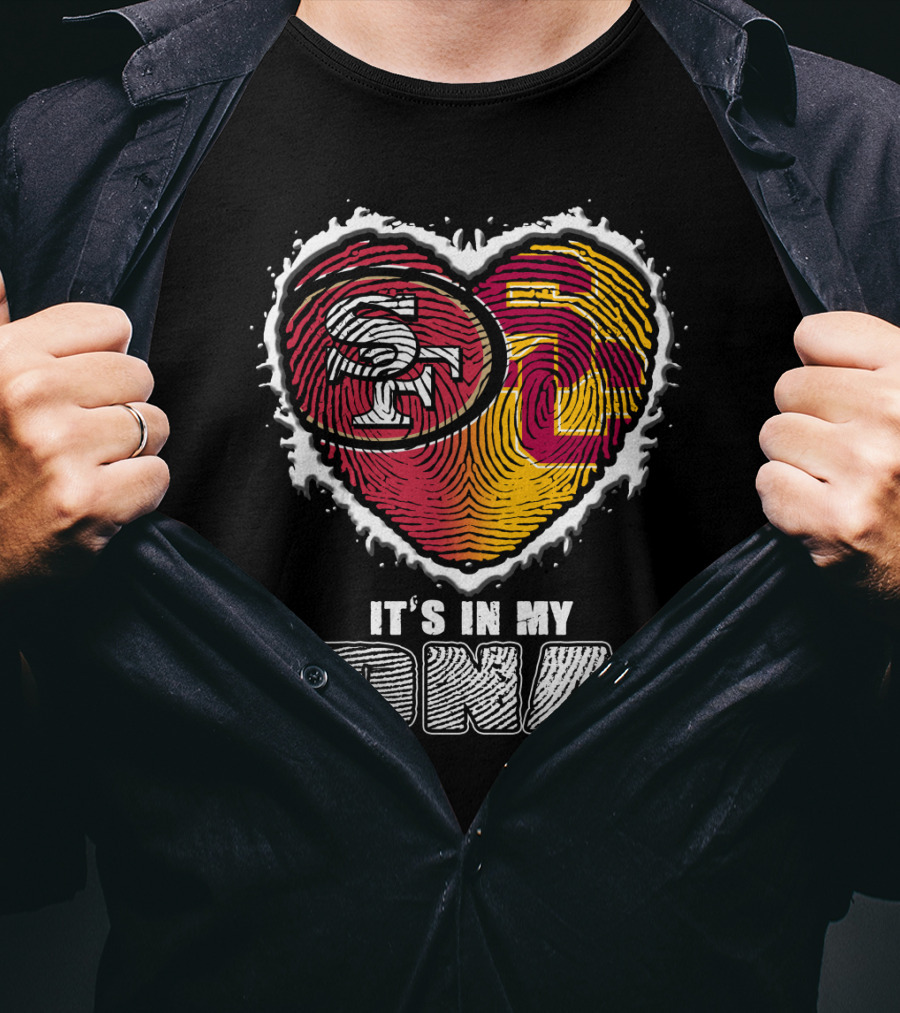 San Francisco Football Trojans It's In My Dna T-Shirt