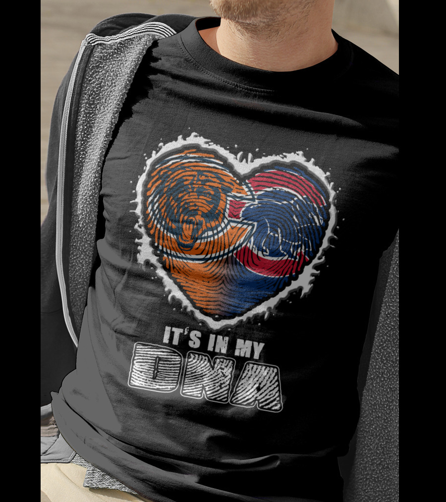 It's In My Dna Bears Cubs Heart T-Shirt