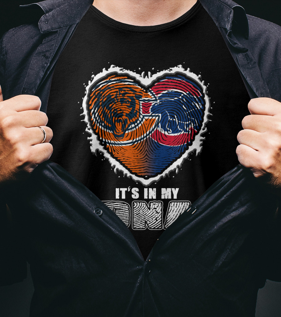 It's In My Dna Bears Cubs Heart T-Shirt