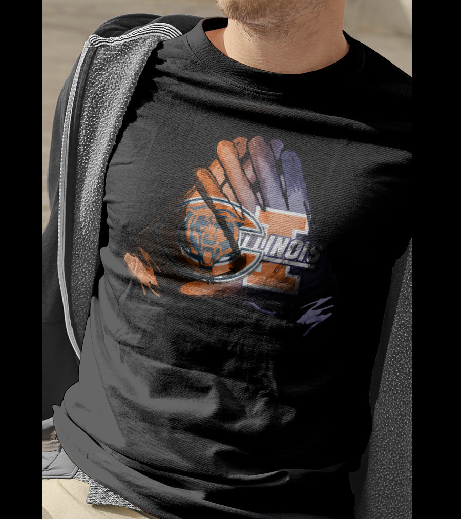 Bears And Fighting Illini For Life T-Shirt
