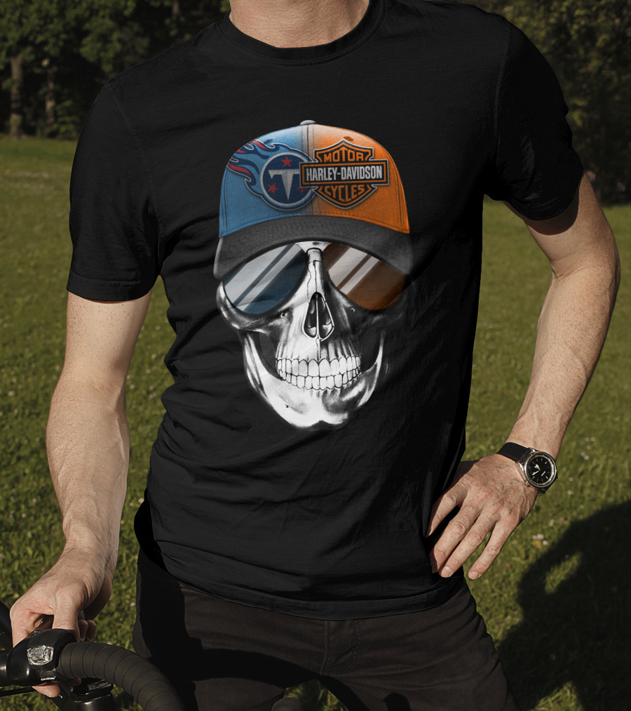 Harley Davidson Titans Skull 31Hl T-Shirt