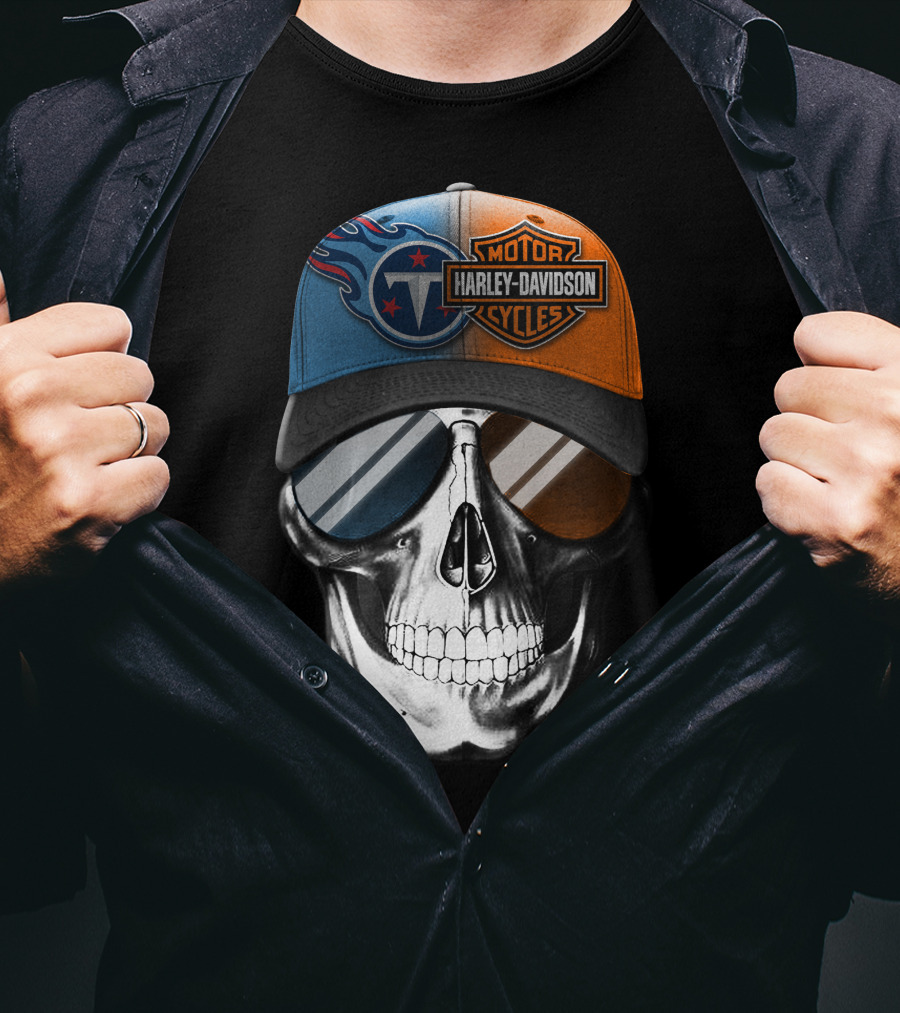 Harley Davidson Titans Skull 31Hl T-Shirt