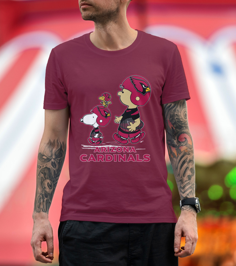 Arizona Cardinals Snpfootball Characters T-Shirt