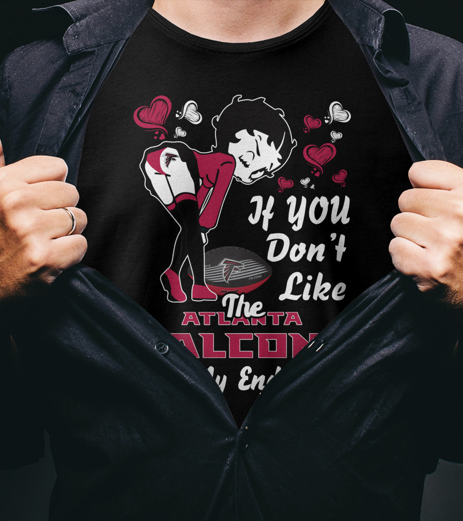 If You Don't Like The Atlanta Falcons Kiss My Endzone T-Shirt