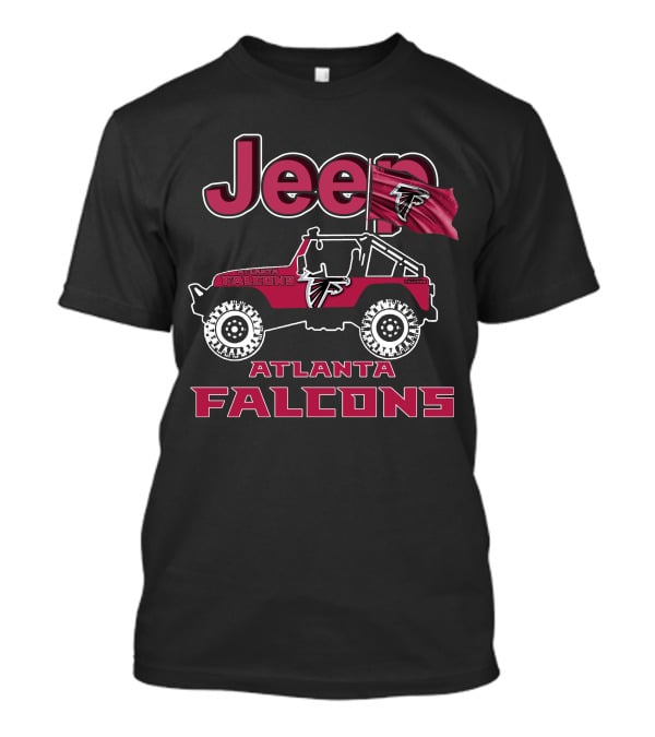 Jeep Atlanta Falcons Off-Road Adventure Fan Gear T-Shirt