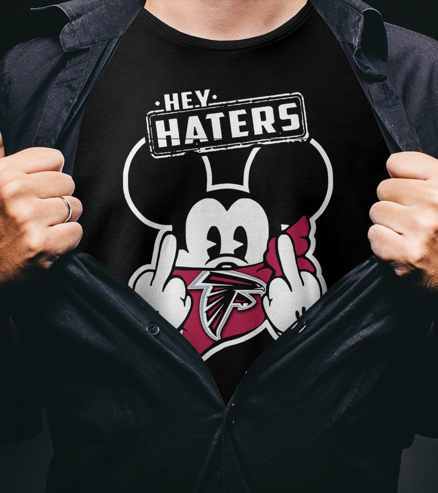 Hey Haters Mickey Mouse Atlanta Falcons T-Shirt