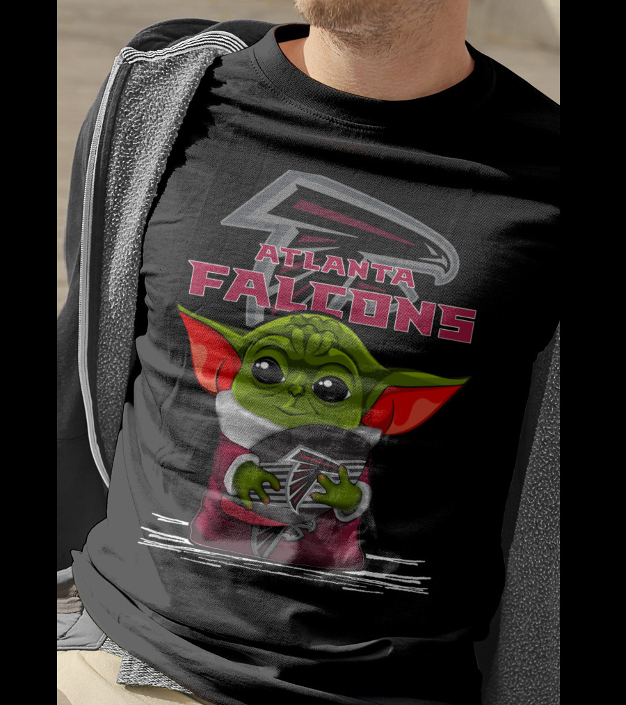 Atlanta Falcons Yoda Football Fan T-Shirt