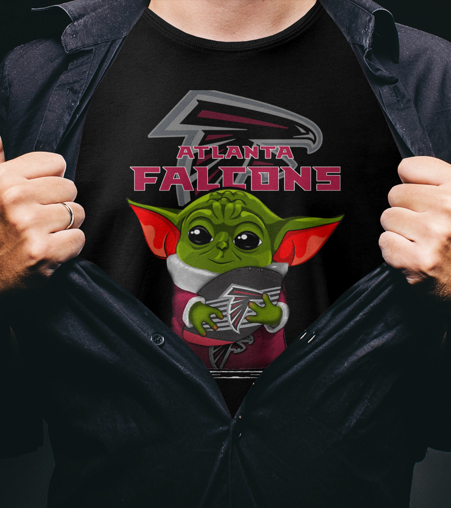 Atlanta Falcons Yoda Football Fan T-Shirt