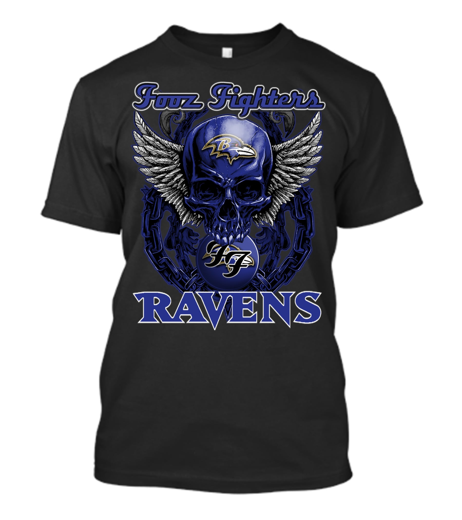 Foo Fighters Baltimore Ravens Ravens T-Shirt