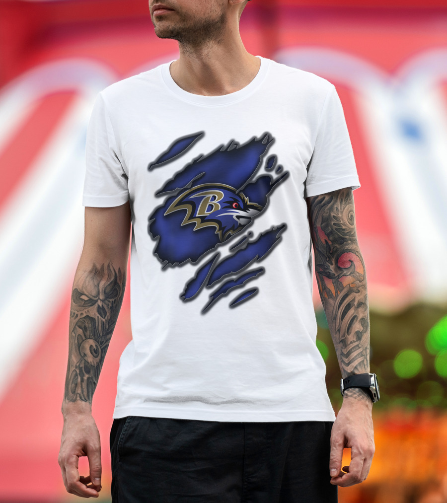 Baltimore Ravens Torn Claw T-Shirt
