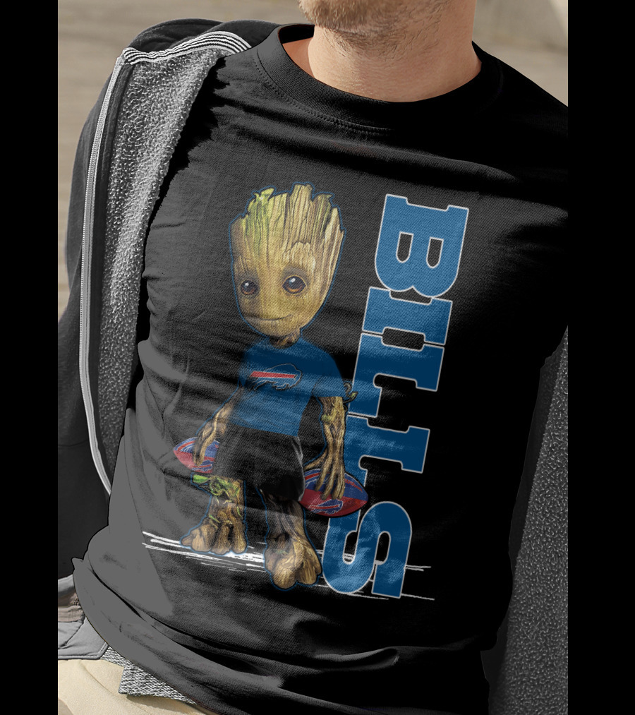 Groot Buffalo Bills NFL Guardians Of The Galaxy T-Shirt
