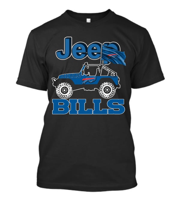 Jeep Buffalo Bills Football Vehicle Flag T-Shirt