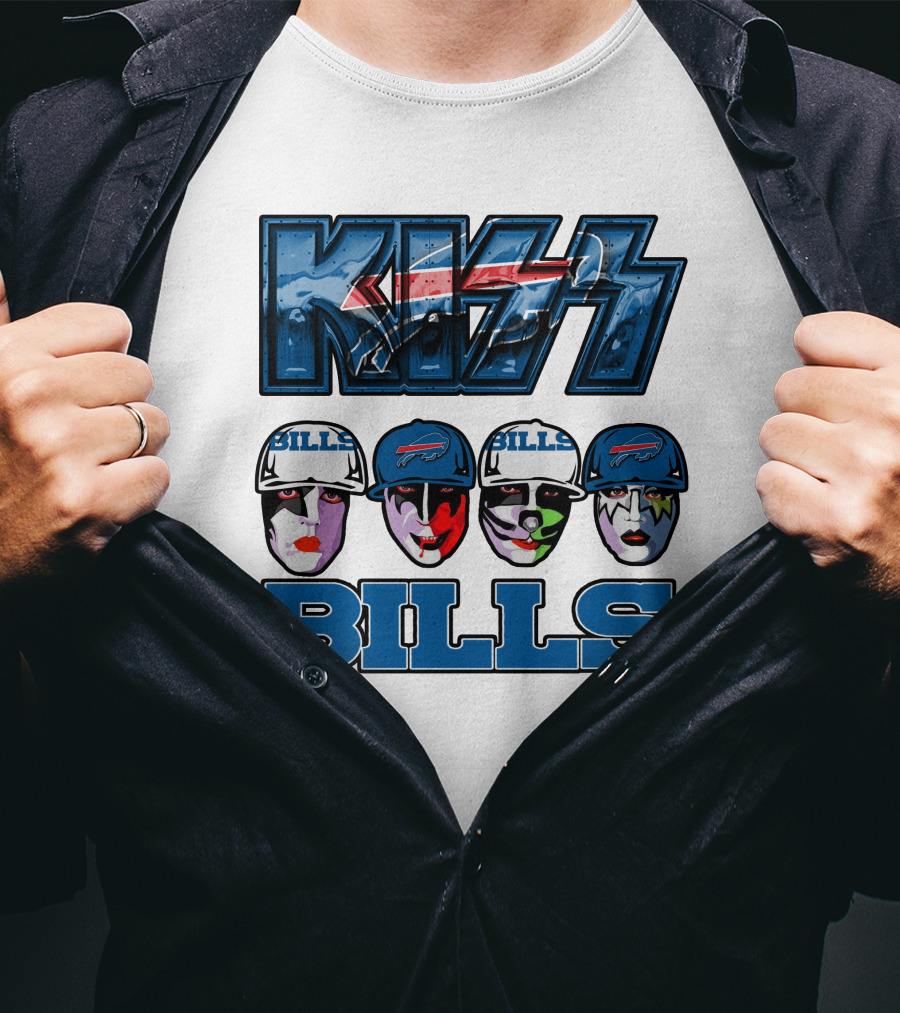KISS Buffalo Bills Facepaint T-Shirt