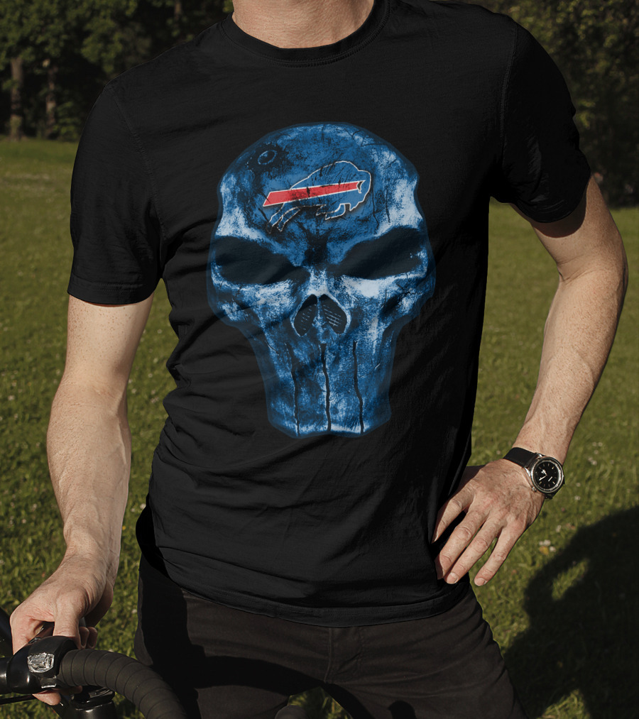 Buffalo Bills Skull T-Shirt