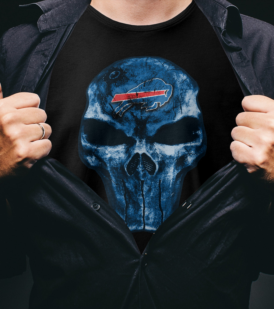 Buffalo Bills Skull T-Shirt