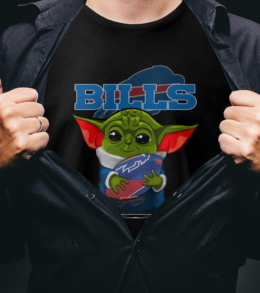 Buffalo Bills Yoda Football T-Shirt