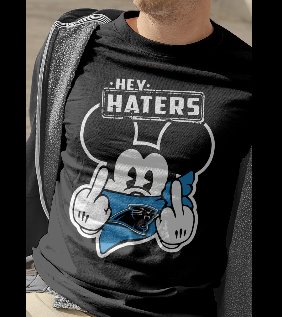 Hey Haters Mick Carolina Panthers T-Shirt