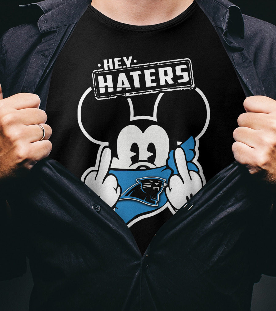 Hey Haters Mick Carolina Panthers T-Shirt