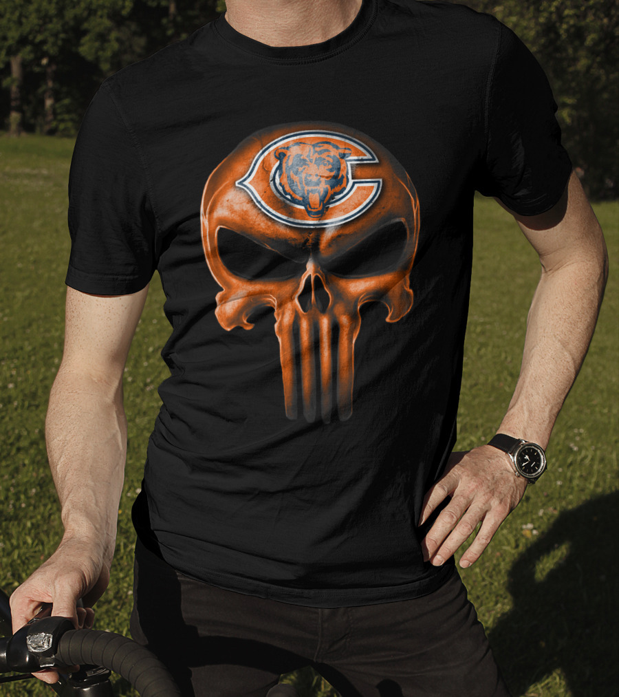 Chicago Bears Skull T-Shirt