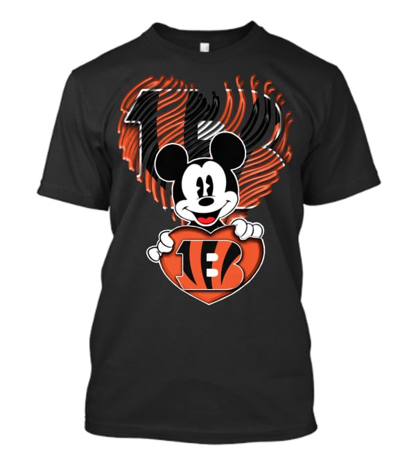 Mick Heart 13 Cincinnati Bengals T-Shirt