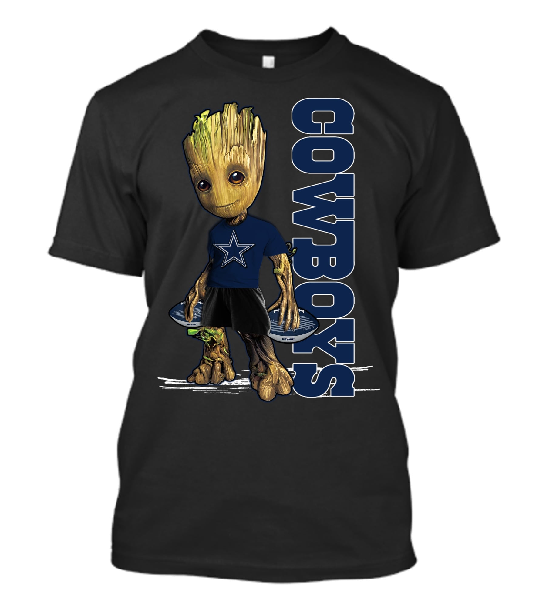 Groot V1 Dallas Cowboys Nfl Team T-Shirt