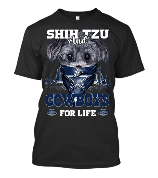 Shih Tzu And Cowboys For Life T-Shirt