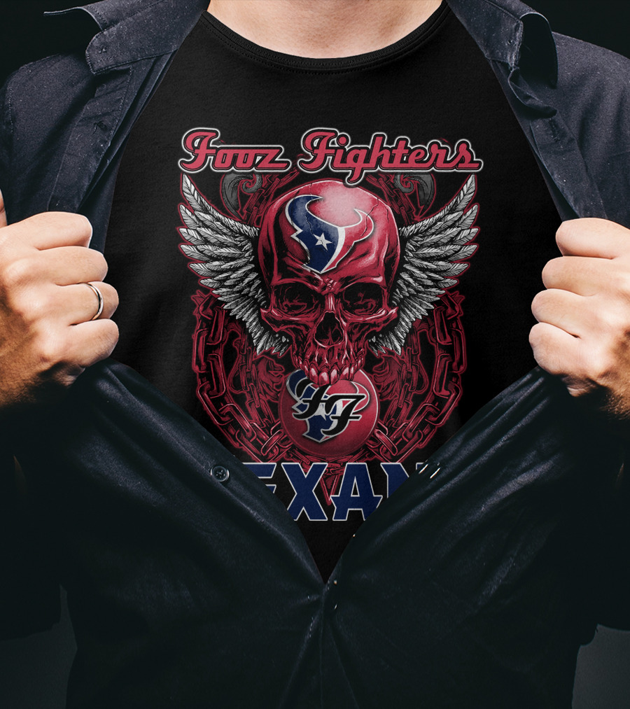 Fooz Fighters Houston Texans T-Shirt