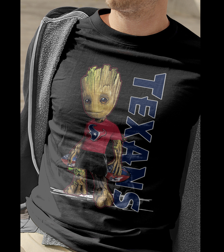 Groot Texans Football T-Shirt
