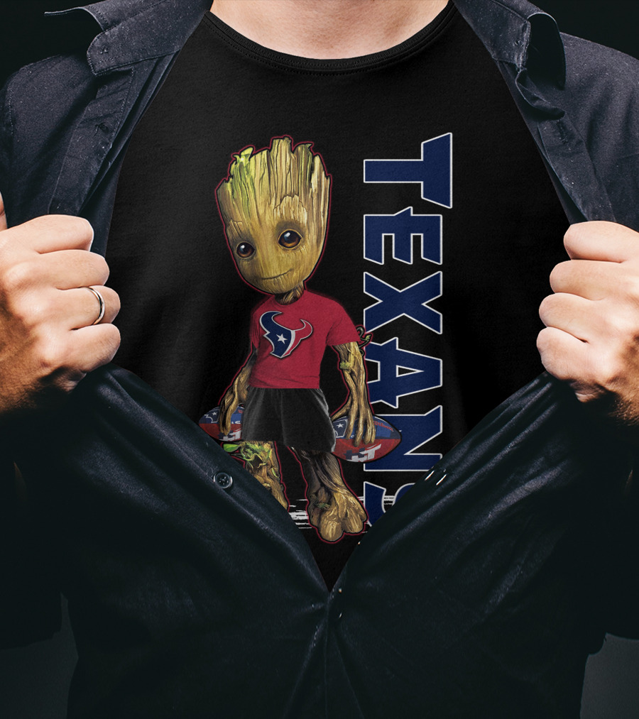 Groot Texans Football T-Shirt