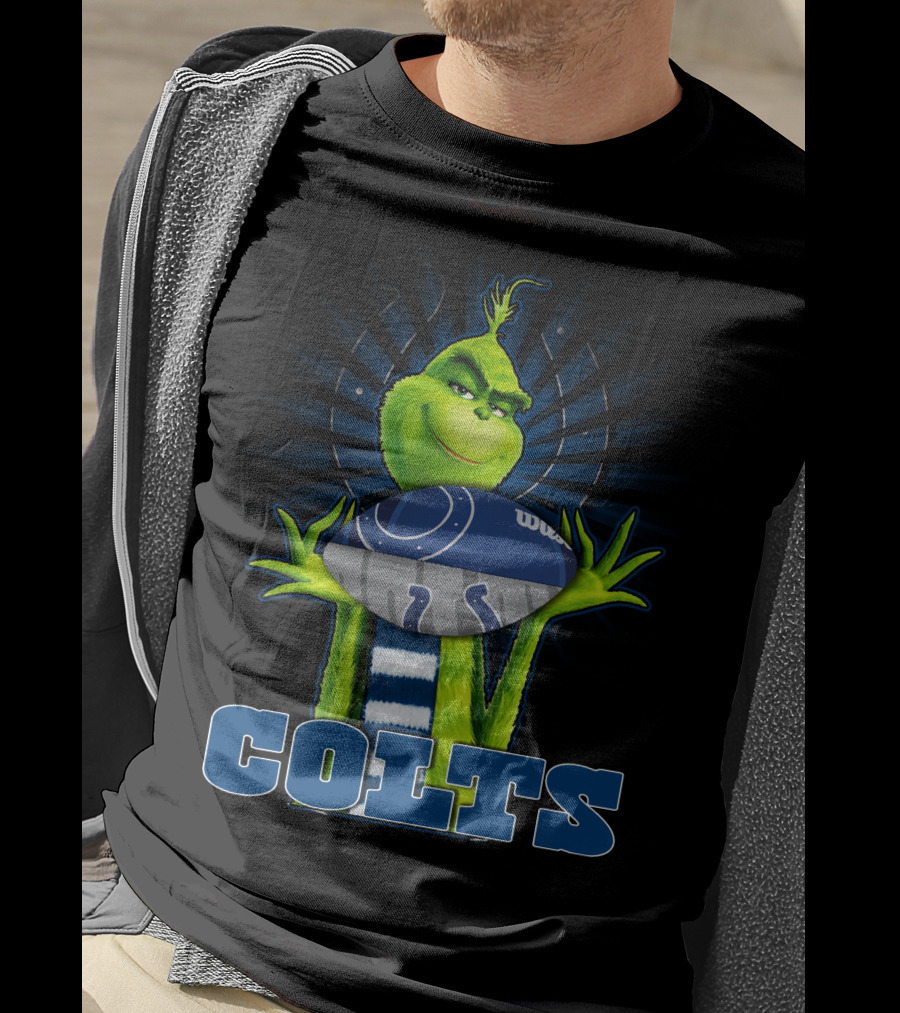 Grinch Indianapolis Colts Football T-Shirt
