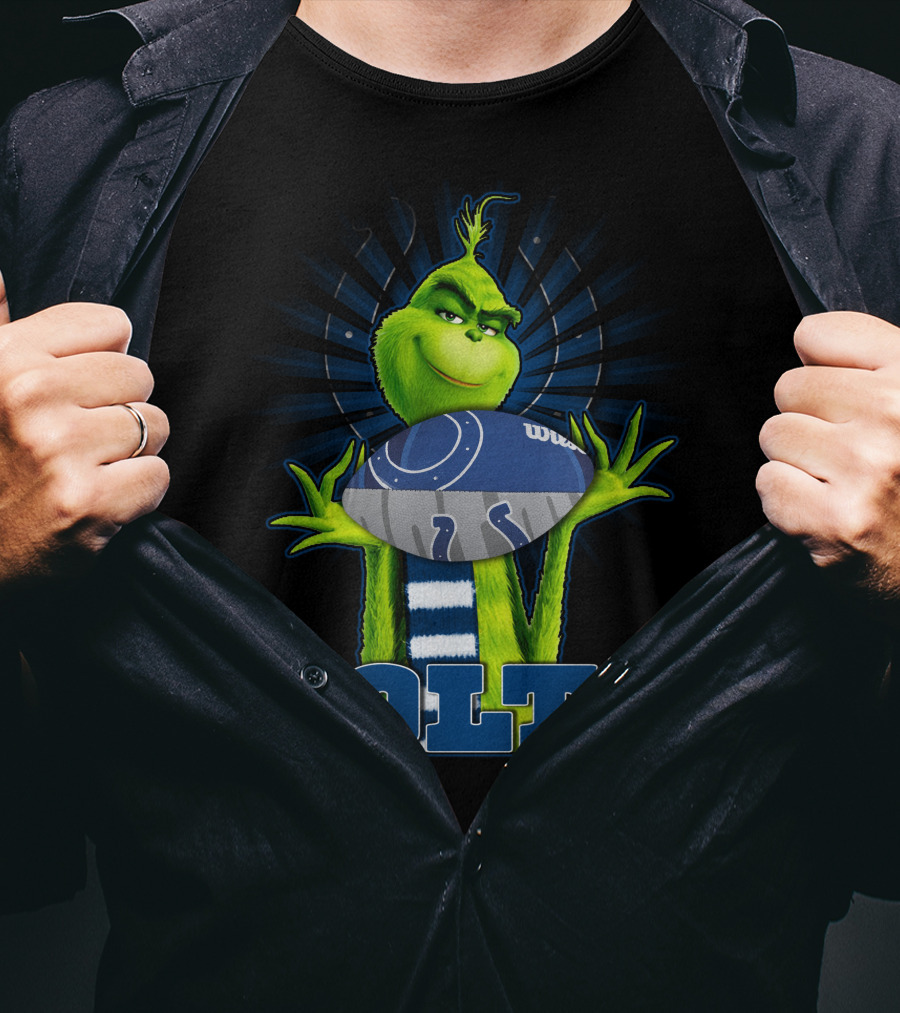 Grinch Indianapolis Colts Football T-Shirt