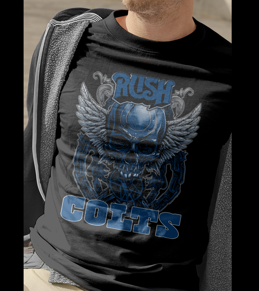 Rush Colts Winged Skull T-Shirt