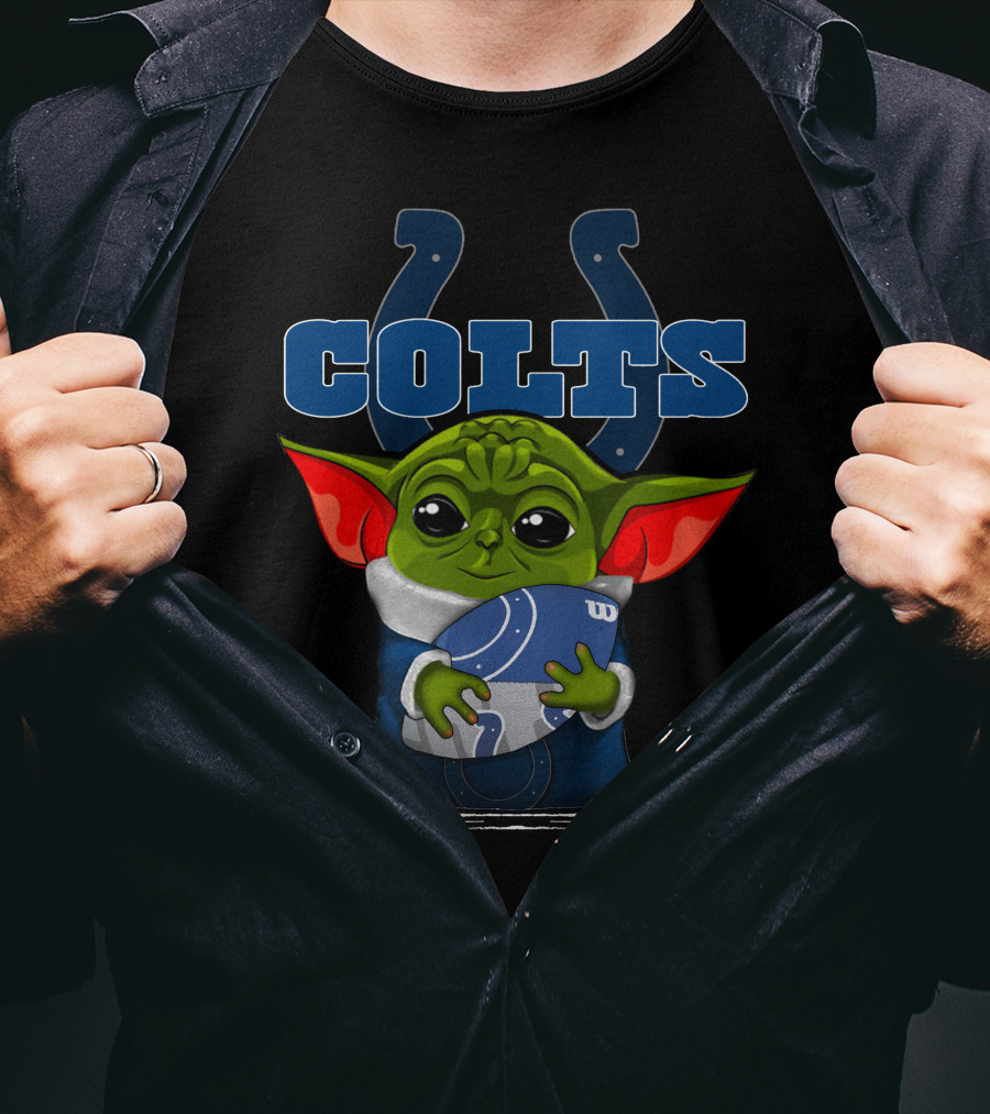 Yoda Colts Football Indianapolis T-Shirt